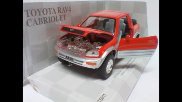 Kinsmart . TOYOTA RAV4 CABRIOLET.scale Die-cast (KINSMART)
