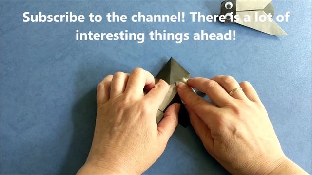 Милая муха оригами из бумаги Paper origami fly смотреть онлайн