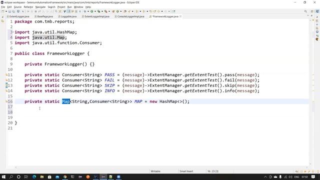 Framework - Part 65 | Java 8 for QA - Part 11 - Consumer Interface - Use case 3 - Framework Loggers смотреть онлайн