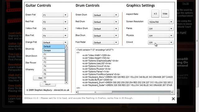 Change Keyboard Settings for Guitar Hero World Tour - V2 смотреть онлайн