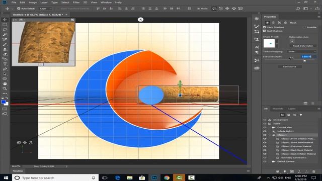 Easy to Make 3d logo 2018 | Photoshop смотреть онлайн