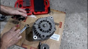 Замена шкива генератора SsangYong Actyon 2 0 4wd СсангЙонг Актион 2012 года