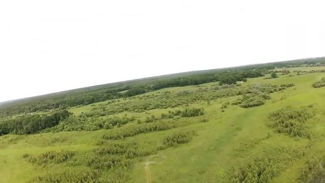 FPV полёт в окрестностях реки Кудьмы смотреть онлайн