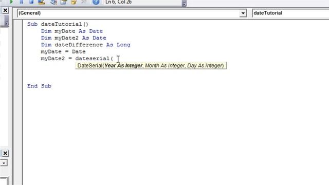 Excel 2010 VBA Tutorial 11 - Methods for working with Dates and Time смотреть онлайн