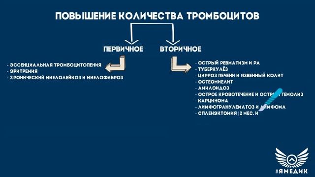 Тромбоциты: что это, их норма, причины повышения и снижения количества