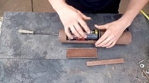 Безполезная приспособа. Самодельный пресс для алюминиевых банок