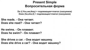 Present Simple  Вопросительная форма