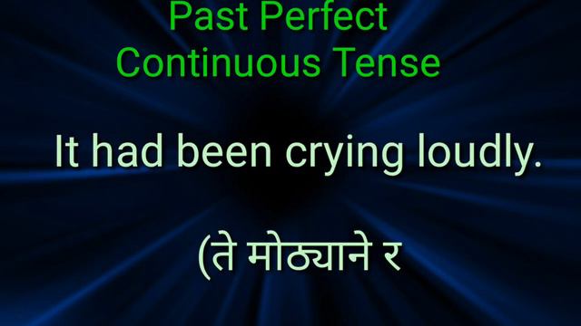 Past Perfect Continuous Tense|पूर्ण अपूर्ण भूतकाळ|Structure of past perfect Continuous Tense смотреть онлайн