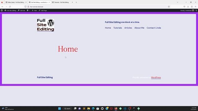 Styling the Header Template Part смотреть онлайн