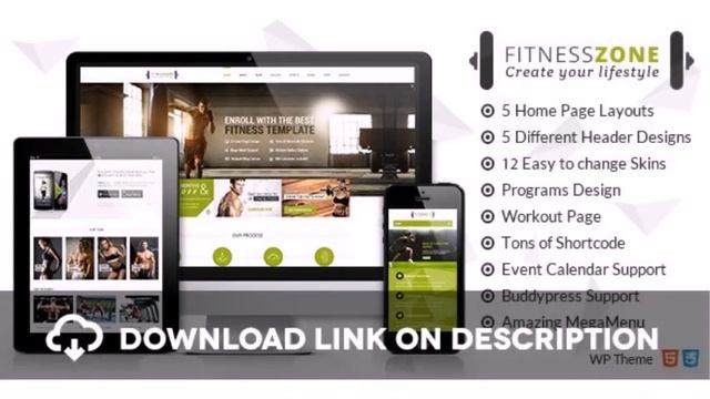 Fitness Zone | Gym, Sports WordPress Theme Free Download смотреть онлайн