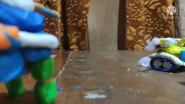 Бой роботов / анимация из пластилина / robot flight stop motion смотреть онлайн