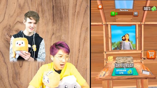 Can We Go NOOB vs PRO vs HACKER In WOODTURNING 3D!? (SATISFYING APP!) смотреть онлайн