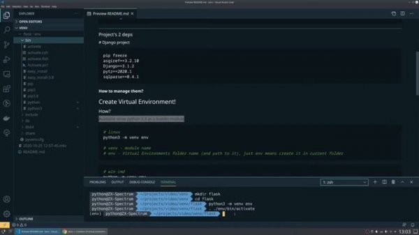 Виртуальные окружения  в Python. Python Virtual Environments