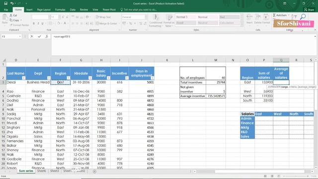 Sum, Sumif, Sumifs, Average, Averageif, Sumproduct functions | Sum function in Excel смотреть онлайн