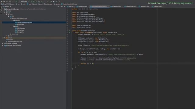 Java JSoup Web Scraper example / Hacker News смотреть онлайн