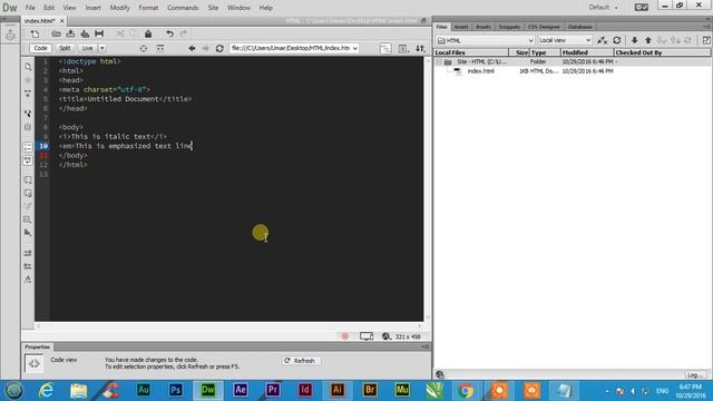 HTML Italic and Emphasized Text - Learn HTML смотреть онлайн