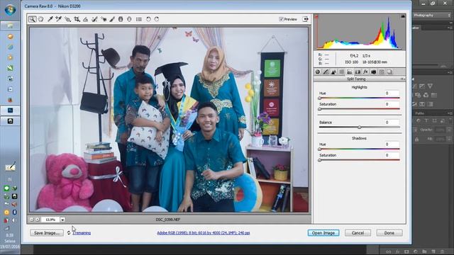 Tutorial Mengubah format RAW, NEF di Adobe Photoshop CC 2015 смотреть онлайн
