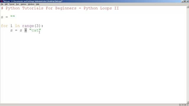 Python Tutorials for Beginners - Python For Loops 2 смотреть онлайн