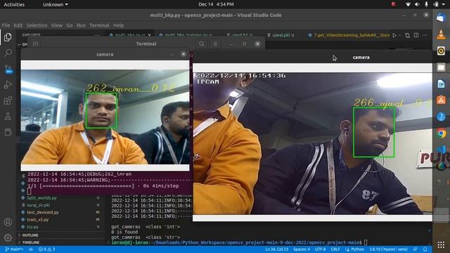 Face Detection Using Opencv | FaceNet | Tensorflow | Keras | MTCNN Libraries - For Multiple Cameras смотреть онлайн