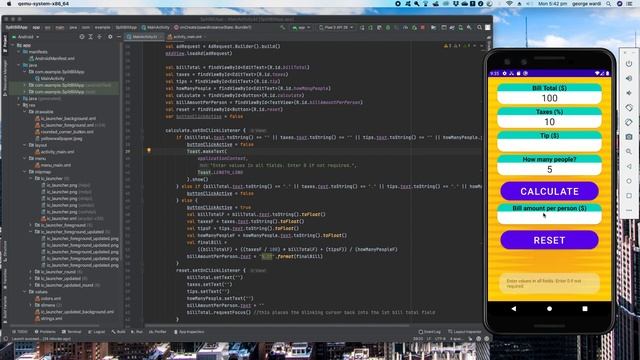Split Bill App tutorial - Kotlin - Android App смотреть онлайн