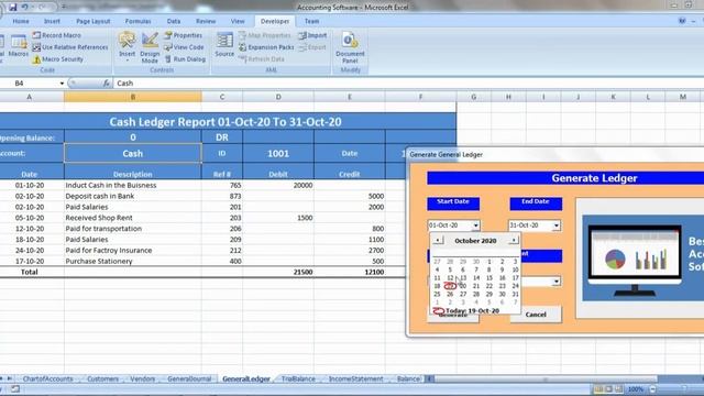 Accounting Ledger in Excel VBA with Just one Click [Promo] смотреть онлайн