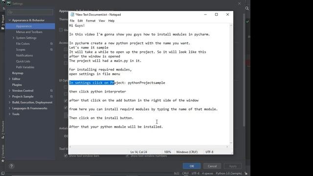 How to import modules in python using PyCharm смотреть онлайн