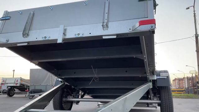 Прицеп ССТ-7132-09 (Саранск Спец Техника). 3.5 на 1.5 метра! смотреть онлайн