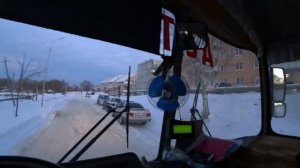 школьный автобус ПАЗ-32053-70,работа после циклона.