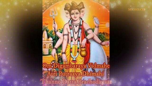 Datta Gayatri Mantra 108 Times With Lyrics | Dattatreya Gayatri Mantra | Powerful Dattatreya Mantra