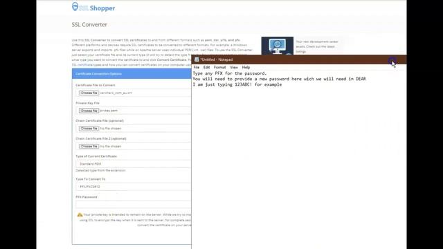 Dear Systems - convert B2B certificate to PFX file format смотреть онлайн