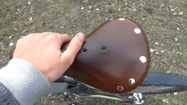 Кожаное седло брукс \ Brooks saddle смотреть онлайн