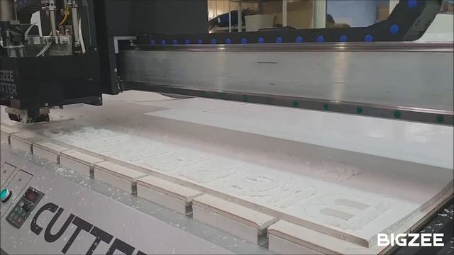 BIGZEE Cutter раскрой ПВХ 10 мм фрезой смотреть онлайн