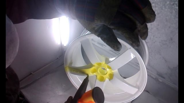 Полимерная покраска авто дисков в два цвета. (порошковая) смотреть онлайн