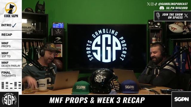 Monday Night Football Prop Bets + NFL Week 3 Recap (Ep. 1758) смотреть онлайн