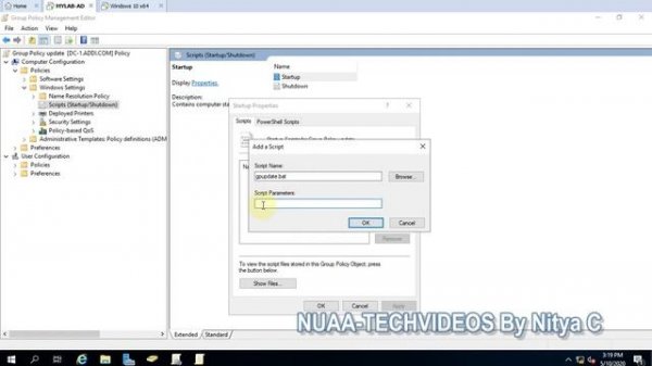 HOW TO RUN A BATCH SCRIPT VIA GROUP POLICY?