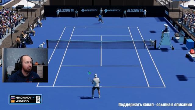 AO Tennis 2 - Карьера звездного игрока #1.Карен Хачанов. Doha 2020 смотреть онлайн