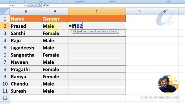 # Most Useful Formula in Ms-Excel Telugu || Computersadda.com смотреть онлайн