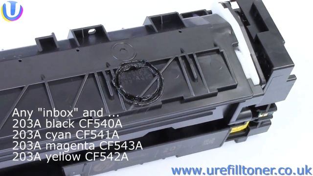 How to refill your HP M254dw, M254nw, M280nw, M281fdn, M281fdw, 203A, 203X toner cartridge смотреть онлайн