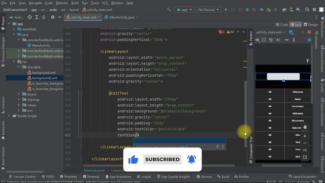 Unit Converter App for Android using Java Full Project смотреть онлайн