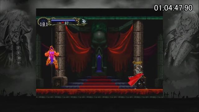 Castlevania: Symphony of the night Map100%(1890rooms,200.6% in game)+All relics glitchless Speedrun смотреть онлайн