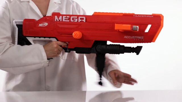 Nerf Thunderhawk Mega Toy Blaster Dart Gun – AccuStrike Series смотреть онлайн