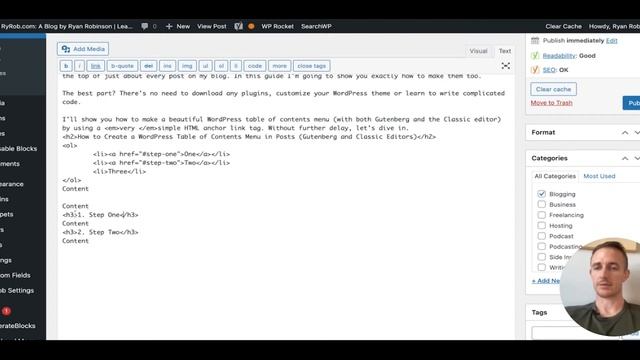 How to Create a WordPress Table of Contents (Clickable Menu) in Posts: Gutenberg and Classic Editor смотреть онлайн