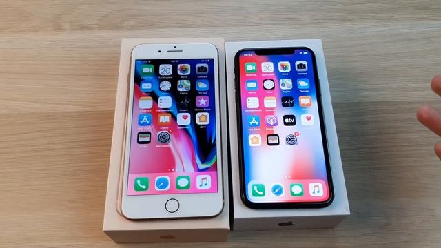IPHONE 8 PLUS VS IPHONE X - ОДНО И ТОЖЕ ЖЕЛЕЗО, НО В РАЗНЫХ КОРПУСАХ! смотреть онлайн