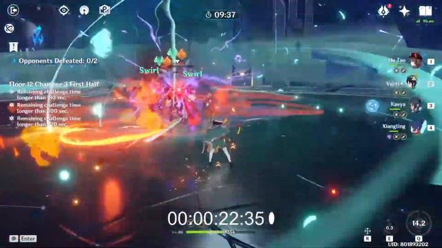 Abyss Lector 34 Seconds with Lv. 40 Kaeya смотреть онлайн