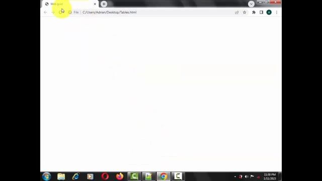 Create Table with HTML смотреть онлайн