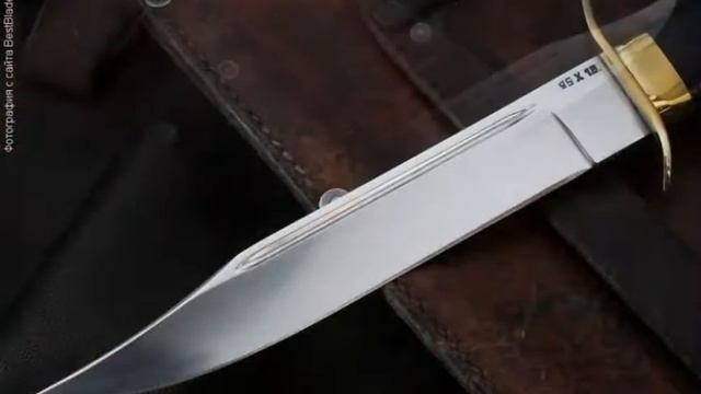 Атака нож Разведчика НР-40 классический (95х18, мельхиор, наборная кожа) смотреть онлайн