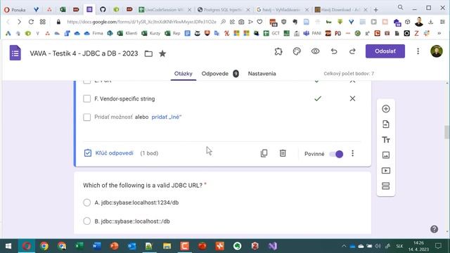 Online kurz Príprava na skúšku Oracle Certified Professional OCP Java - Test JDBC a SQL ☕ смотреть онлайн