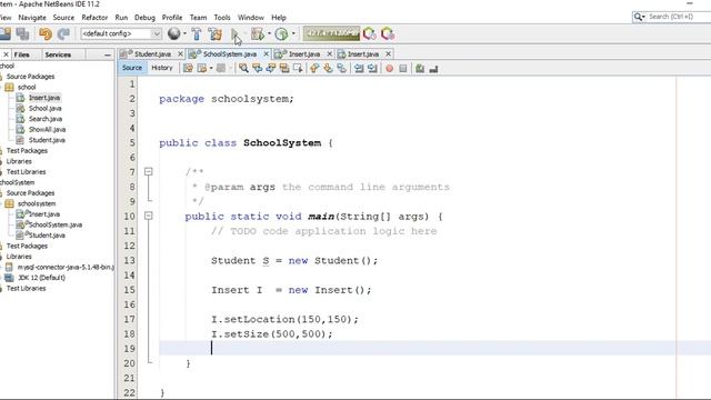 Make Desktop application (GUI) in JAVA programming for beginners - Insert GUI part 3 смотреть онлайн