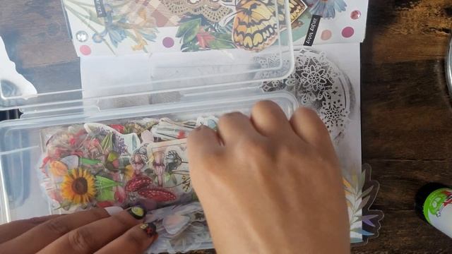 ASMR | Black & White Moon Theme | Scrapbooking | No Talking