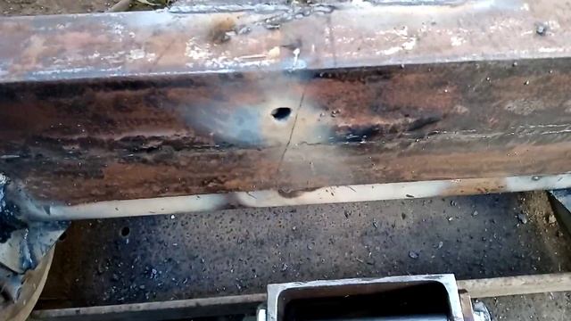 Варим задний адаптер к мотоблоку. часть2 смотреть онлайн